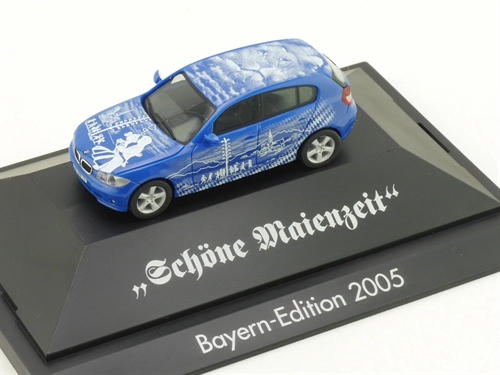 Herpa 274883 BMW 125i, Bayern Edition 2005, H0